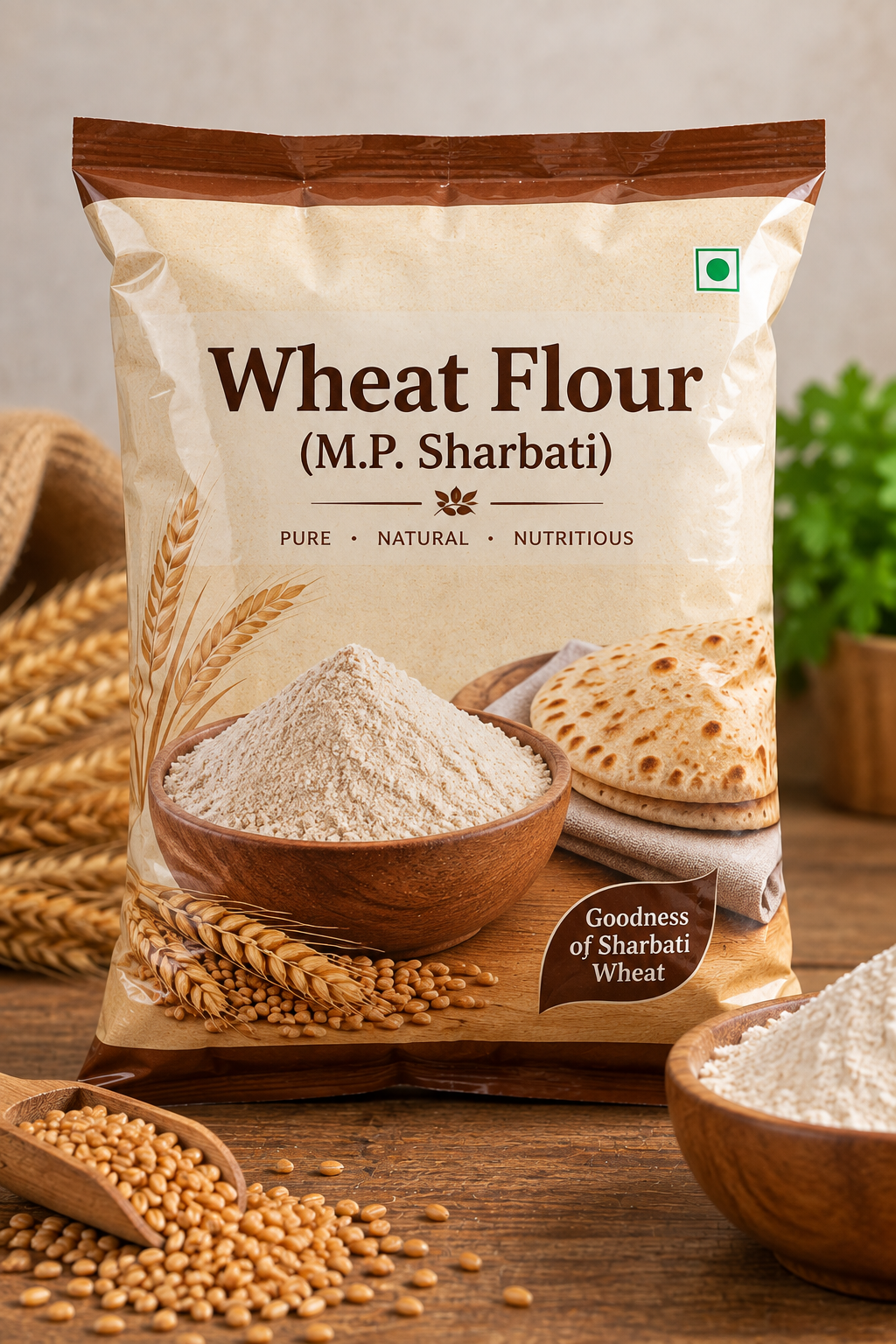Wheat Flour (Gehun Atta) - M.P. Sharbati